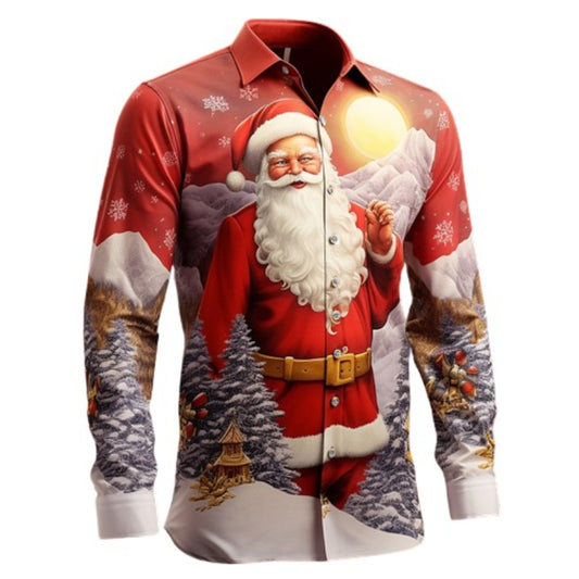 Santa Claus Festive Christmas Holiday Shirt