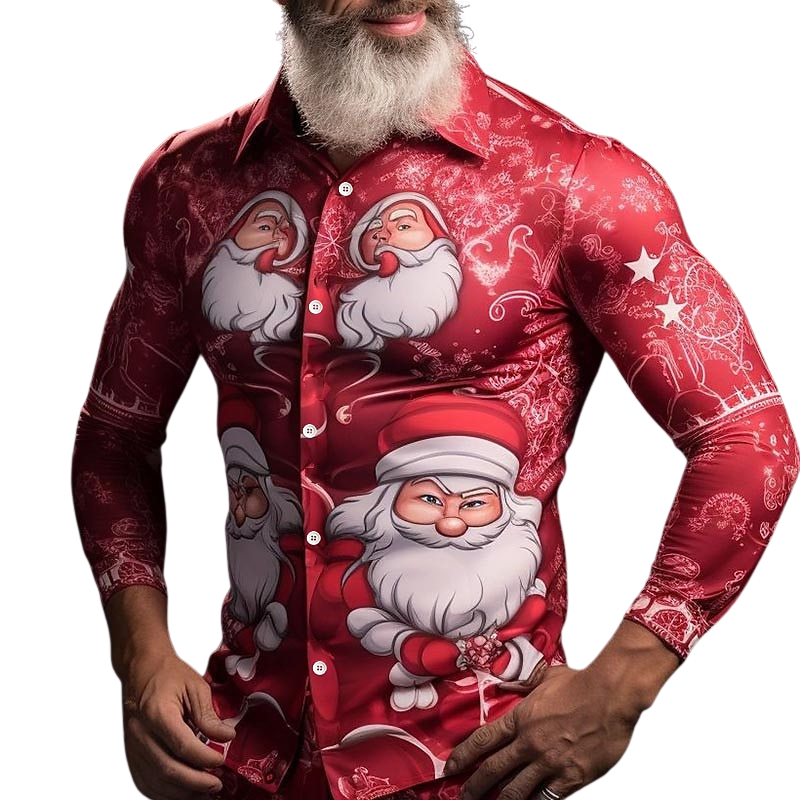 Santa Claus Motifs Shirt