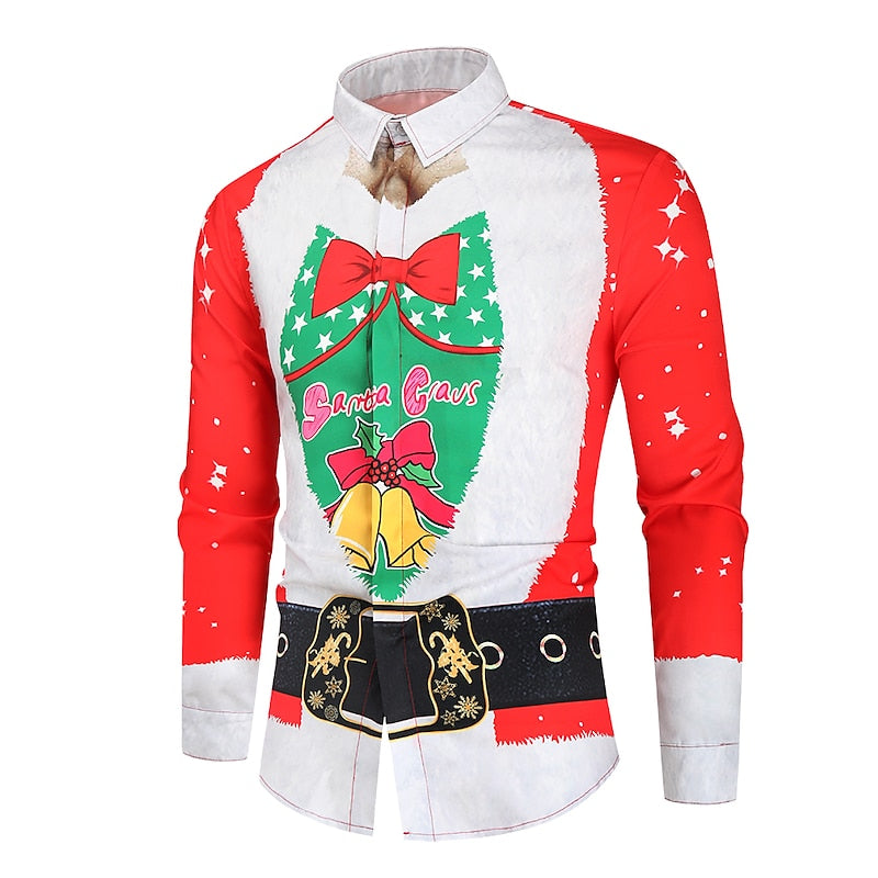 Santa Claus Themed Holiday Shirt