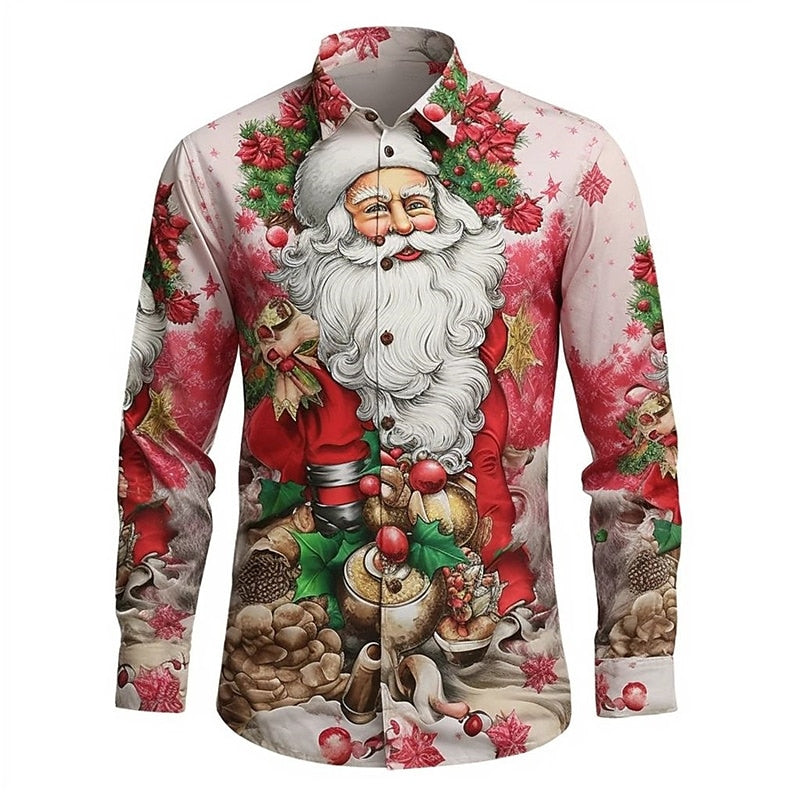 Santa Holiday Banquet Themed Christmas Shirt