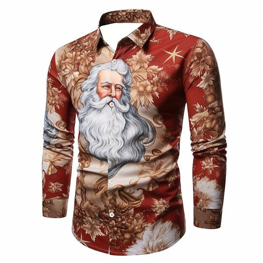 Santa Themed Long Sleeve Shirt