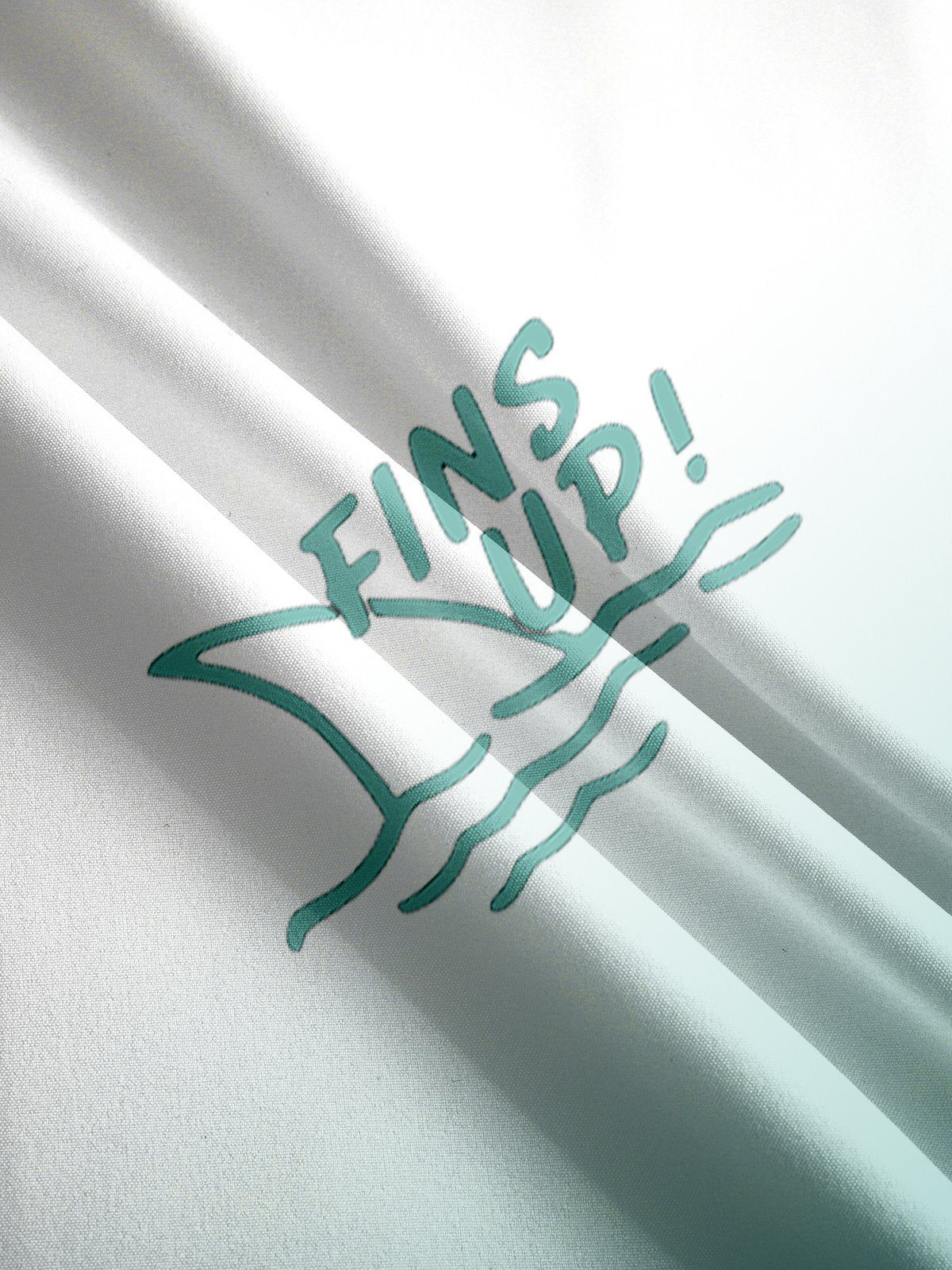 Simple Gradient Printed Short Sleeve Shirt