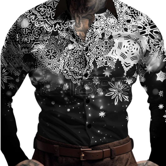 Snowflake Printed Shirt