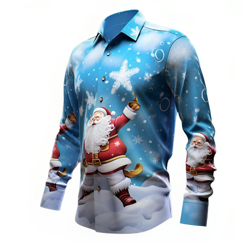 Snowy Claus Casual Shirt