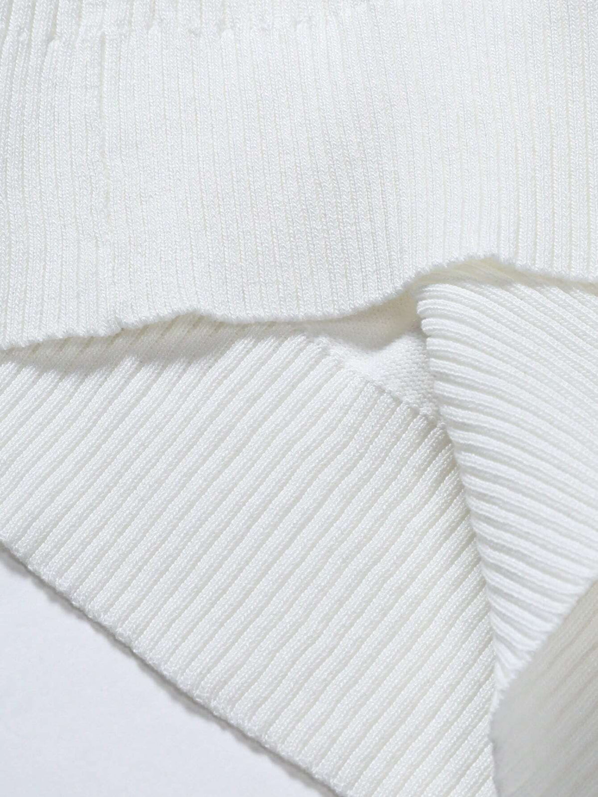 Solid Turtle Collar Sweater