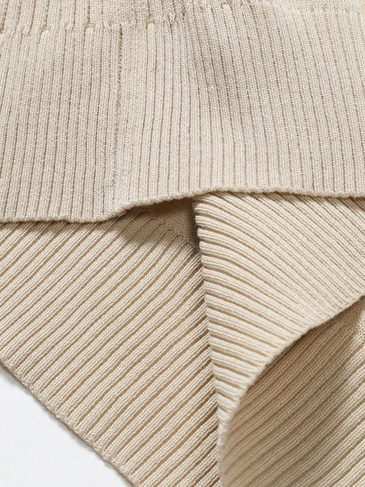 Solid Turtle Collar Sweater
