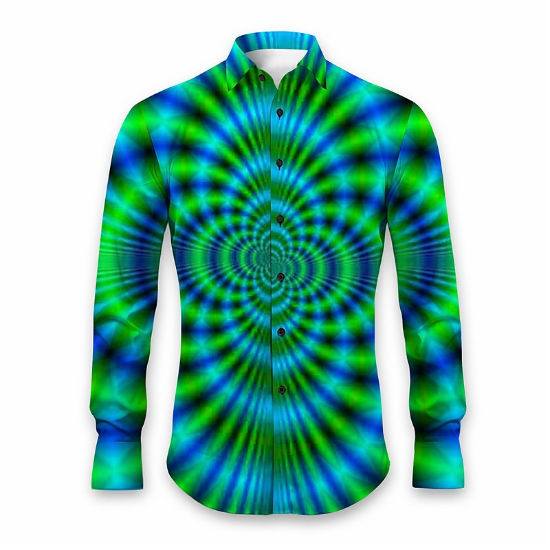 Spiral Pattern Party Shirt