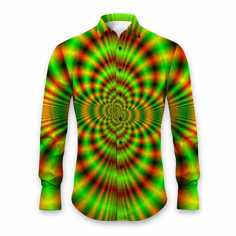 Spiral Pattern Party Shirt