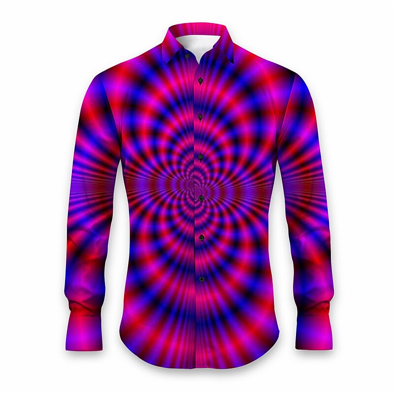 Spiral Pattern Party Shirt