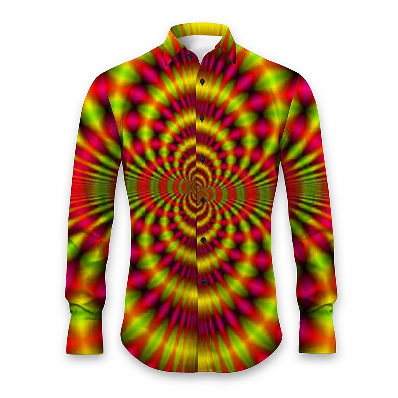 Spiral Pattern Party Shirt