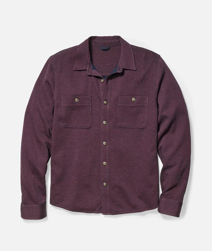 Stretch Twill Button Up Shirt With Pockets