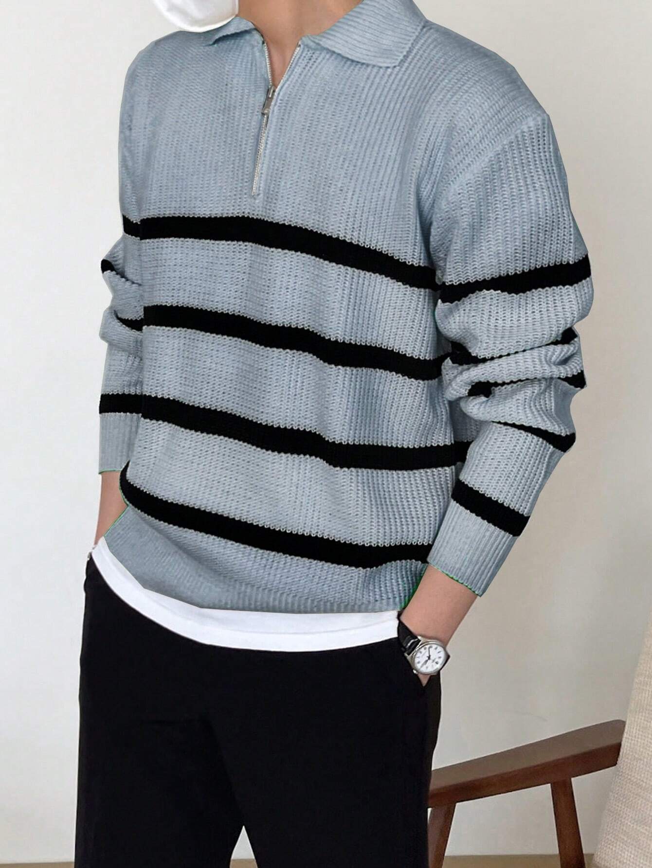 Striped Pattern Sweater