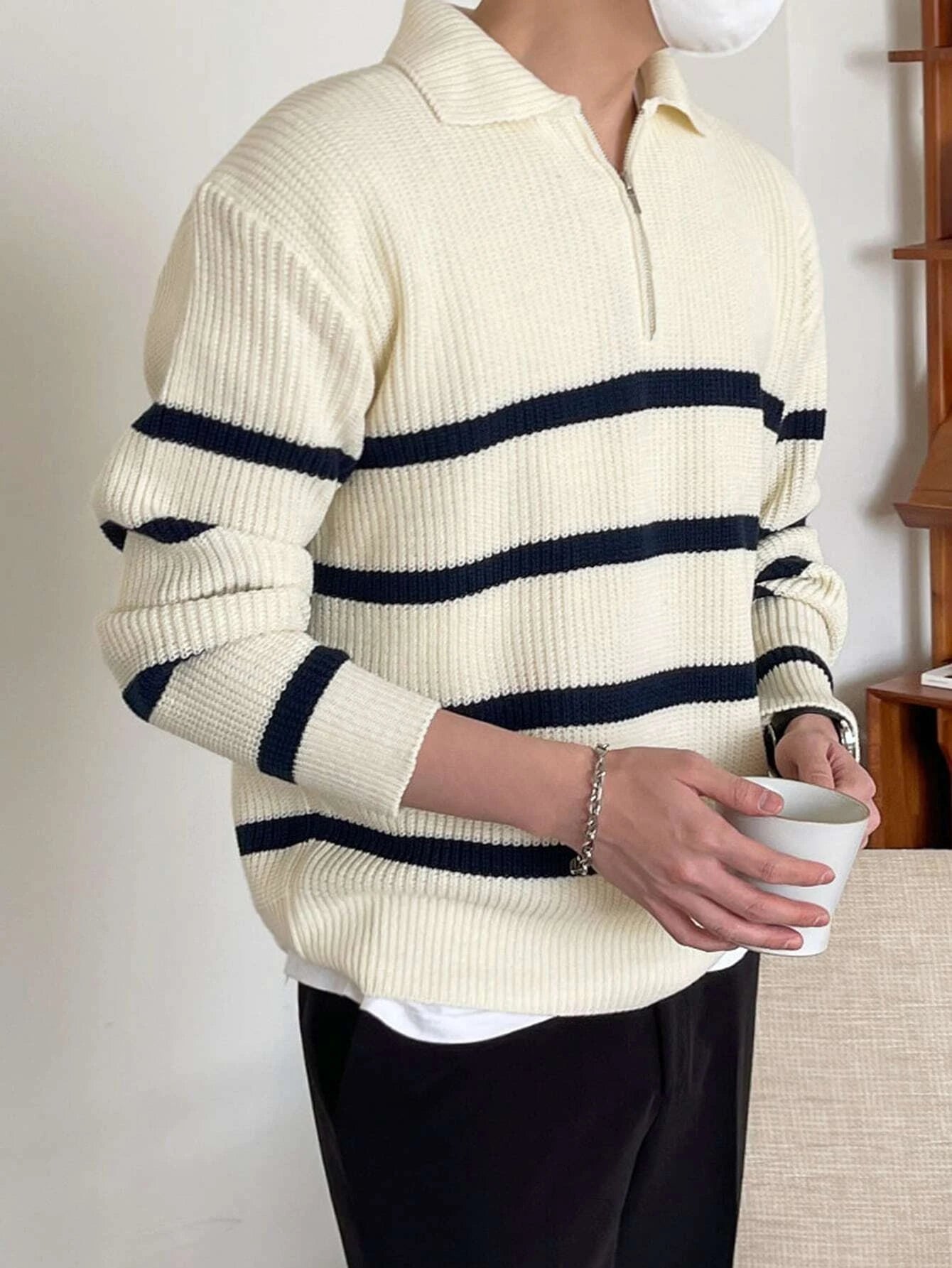 Striped Pattern Sweater