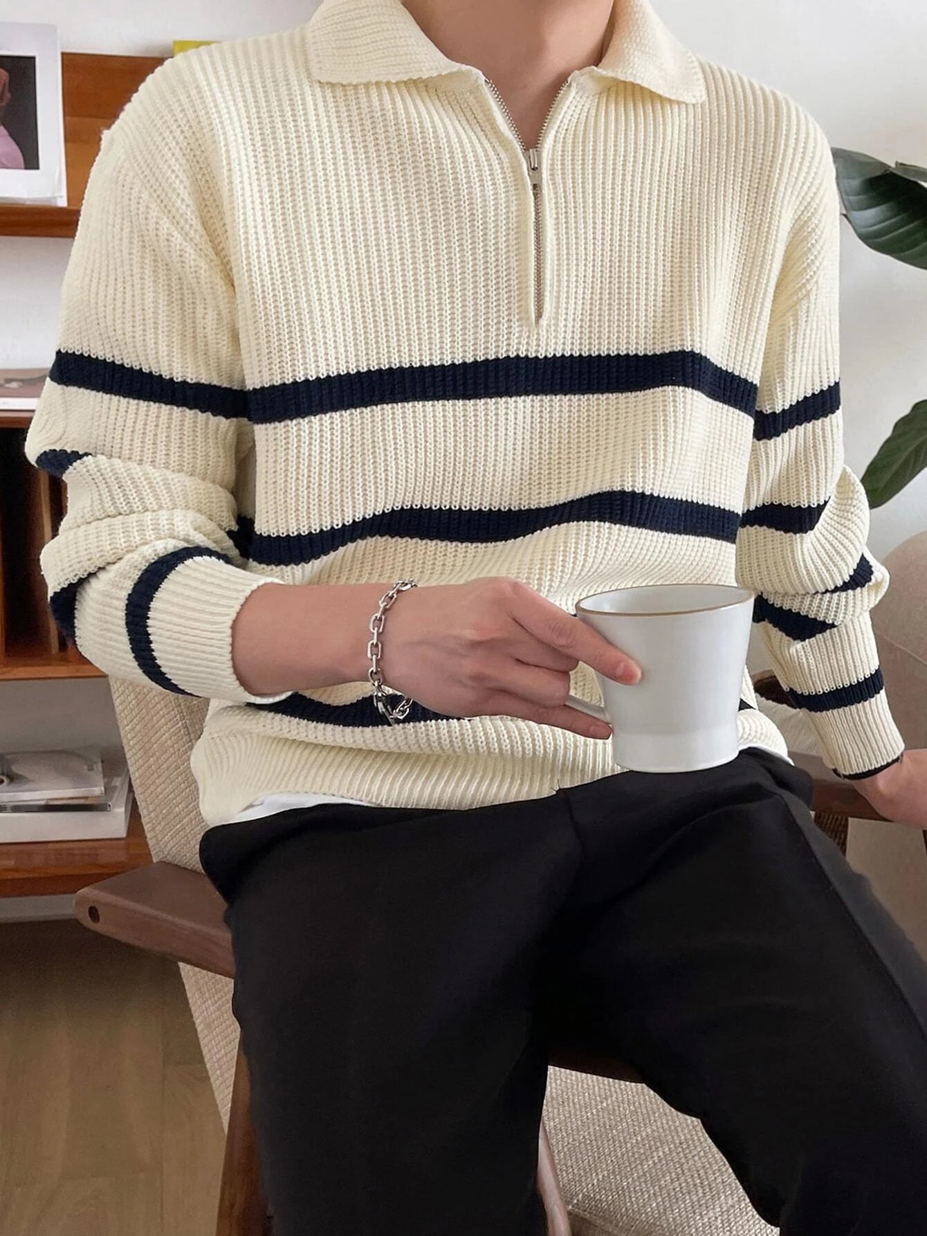 Striped Pattern Sweater