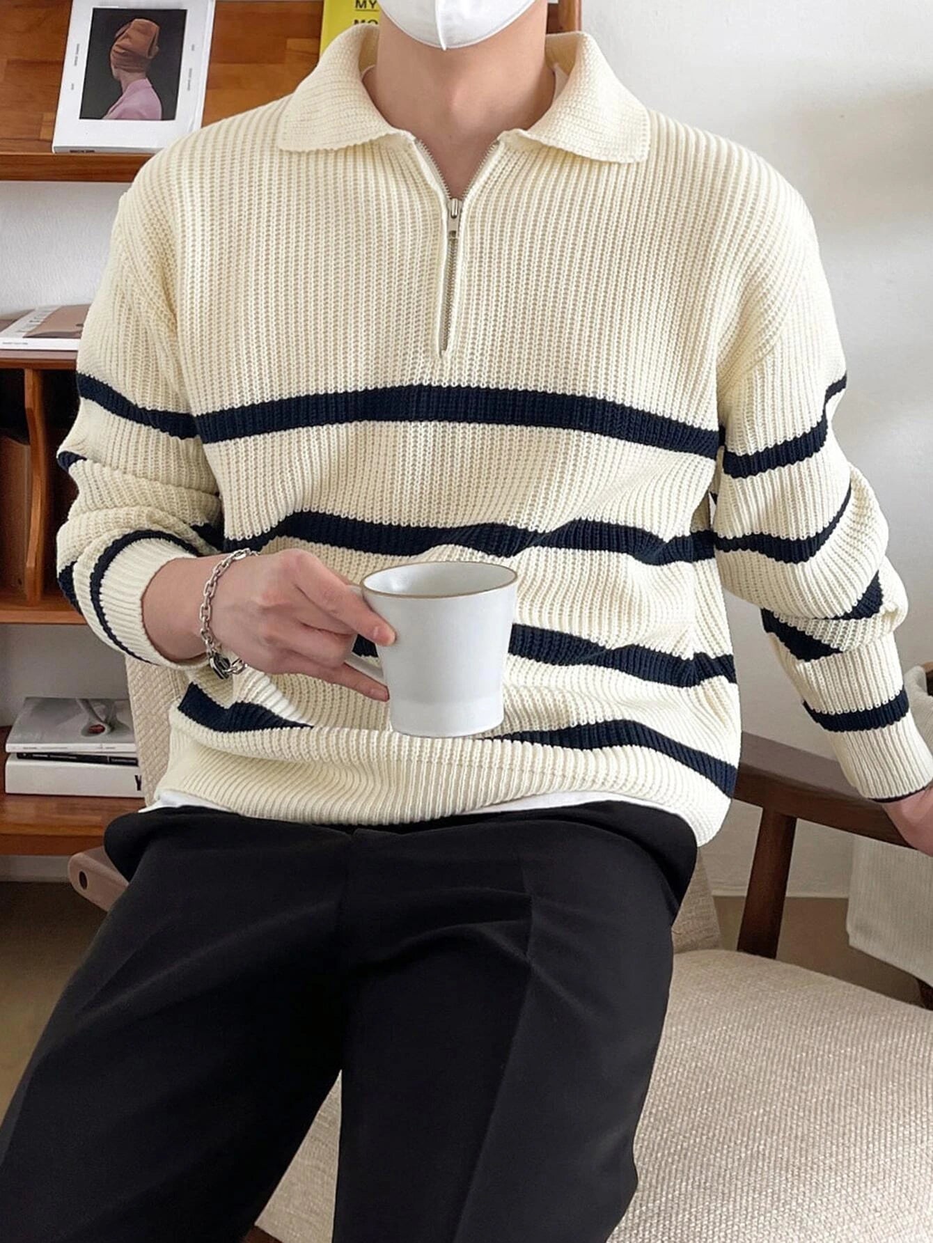 Striped Pattern Sweater