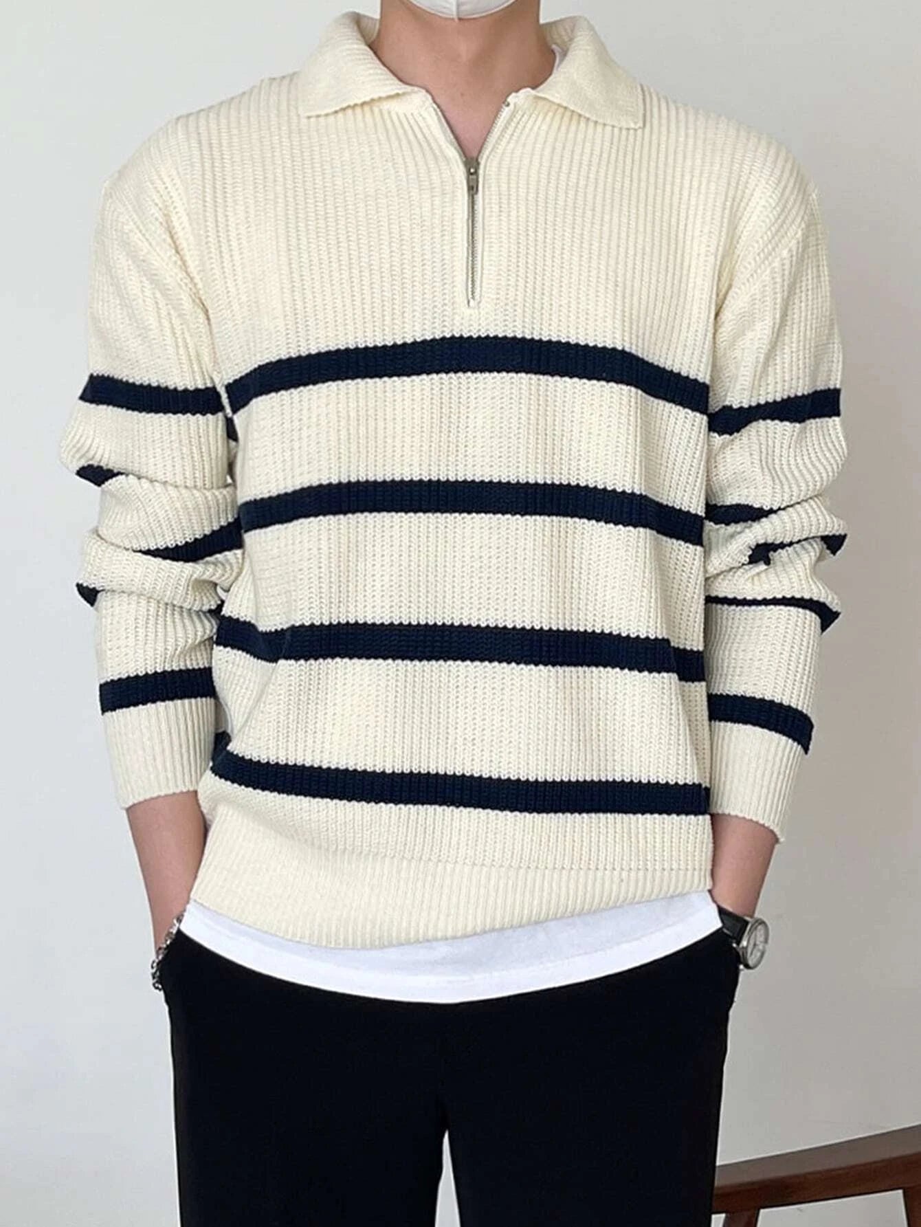 Striped Pattern Sweater