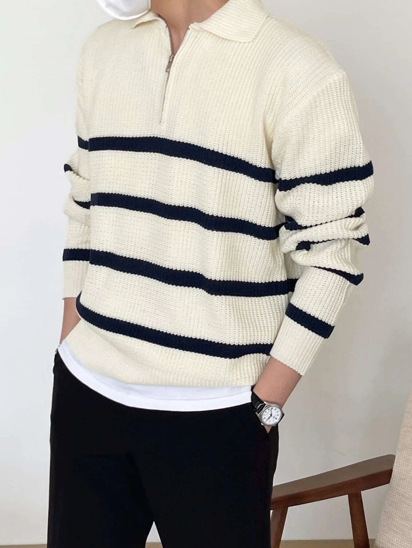 Striped Pattern Sweater