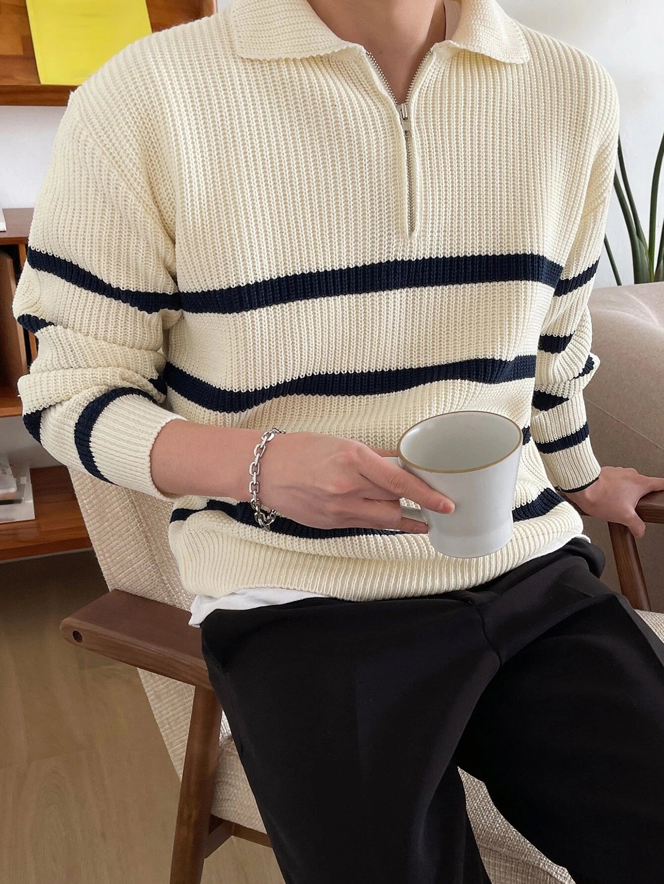 Striped Pattern Sweater