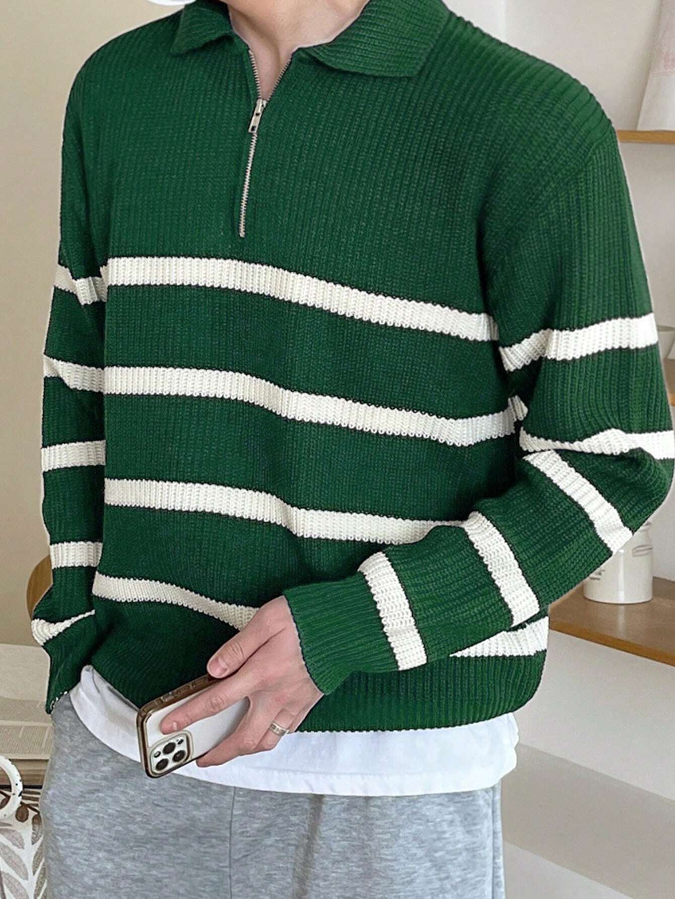 Striped Pattern Sweater