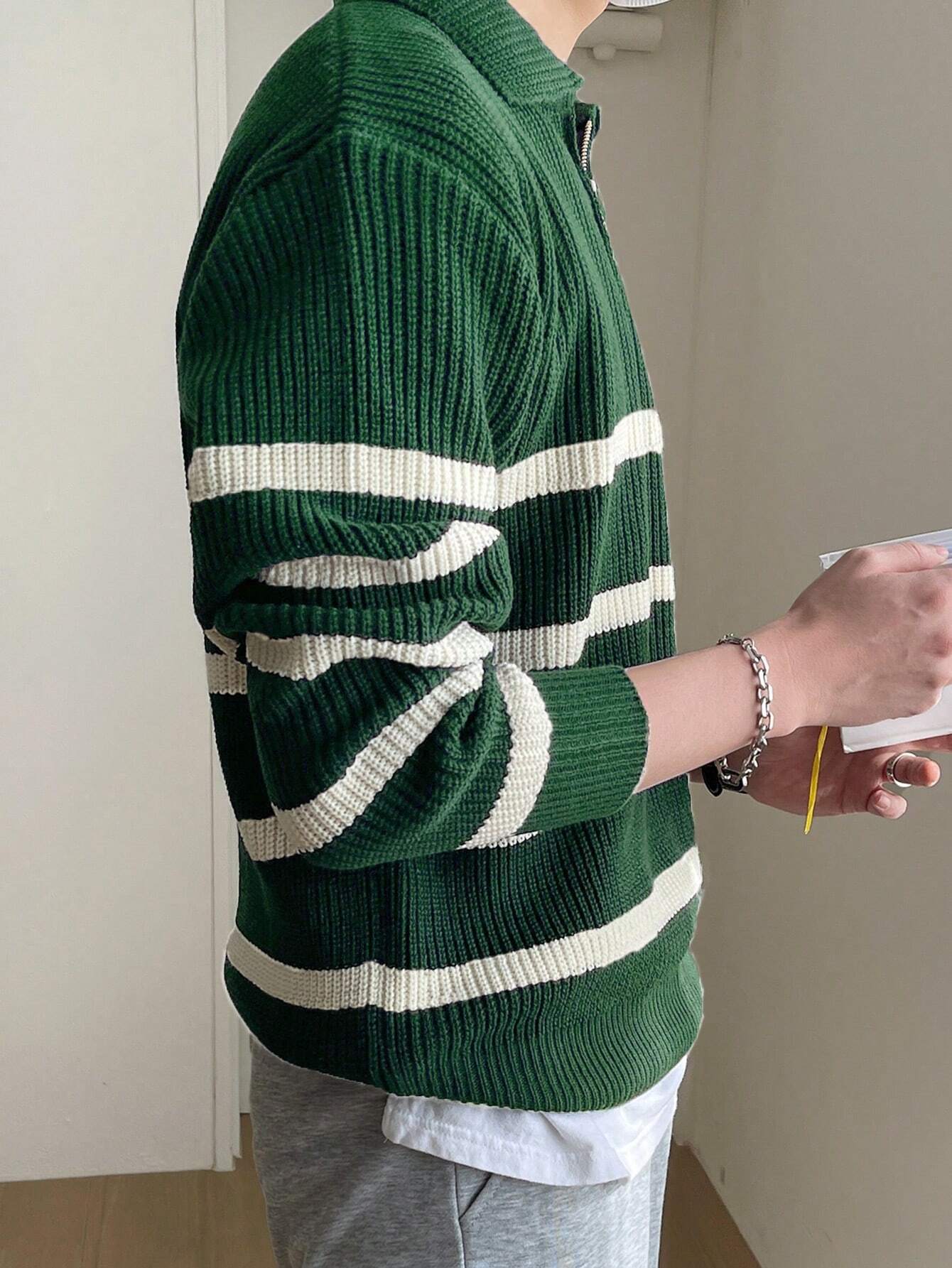 Striped Pattern Sweater