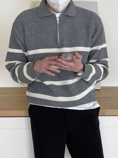 Striped Pattern Sweater