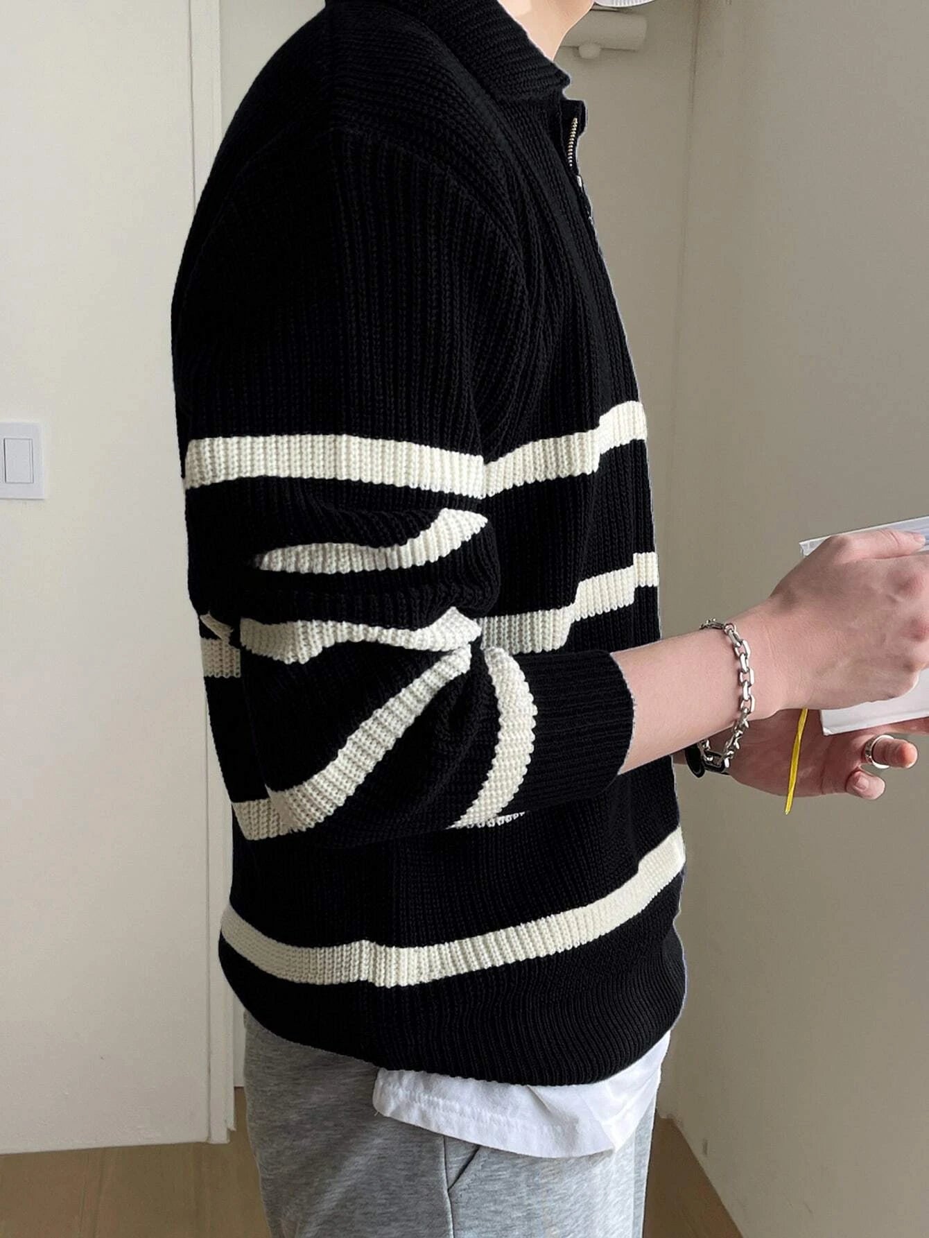 Striped Pattern Sweater