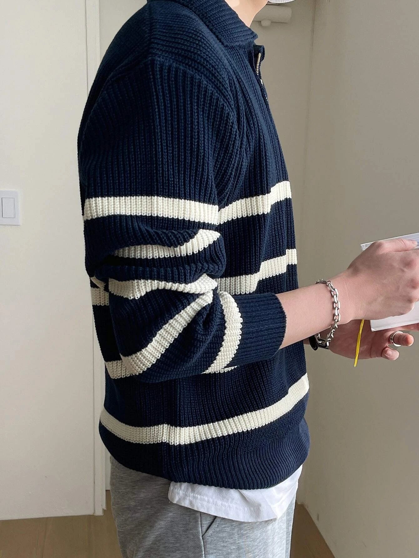 Striped Pattern Sweater