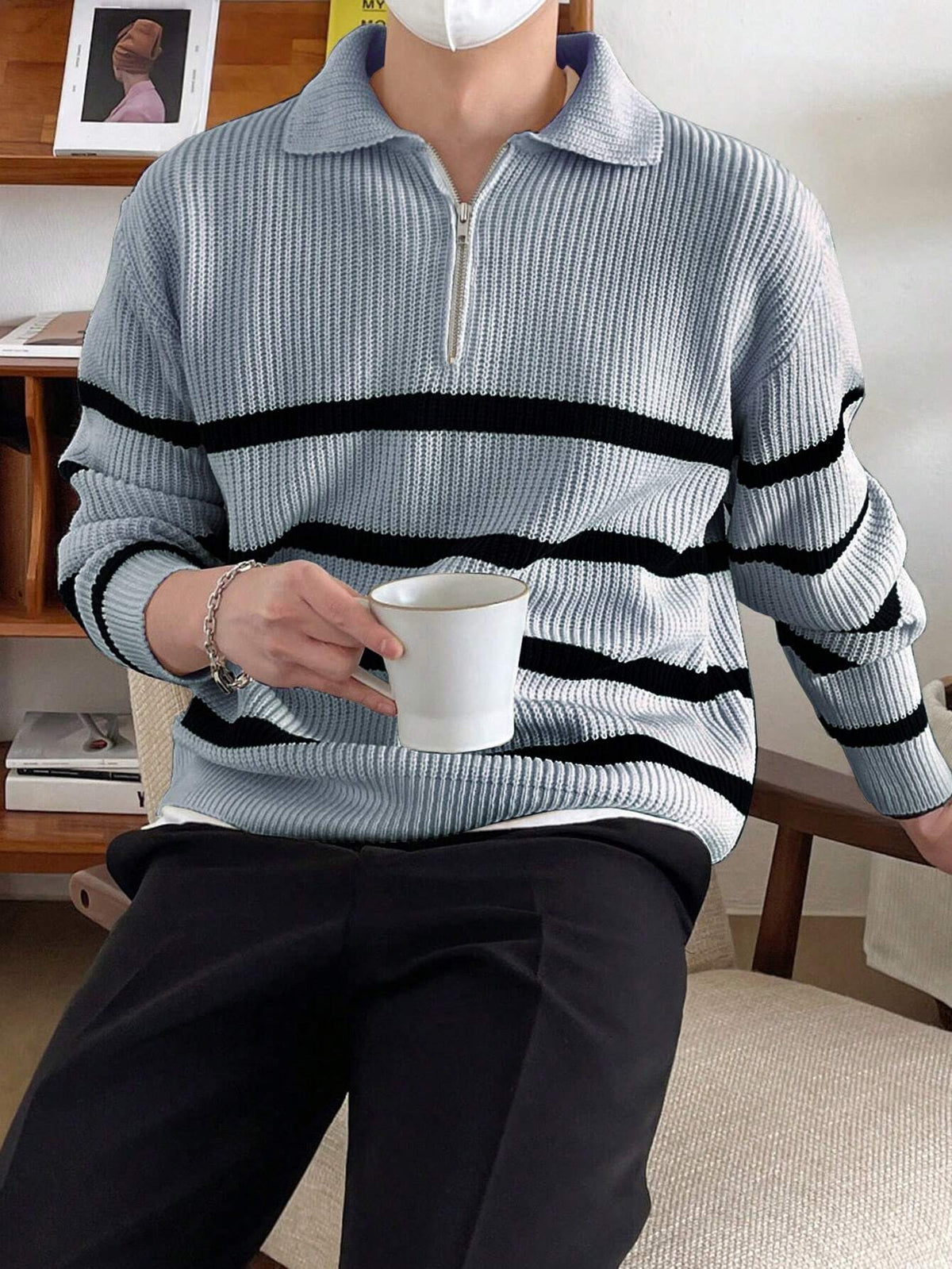 Striped Pattern Sweater