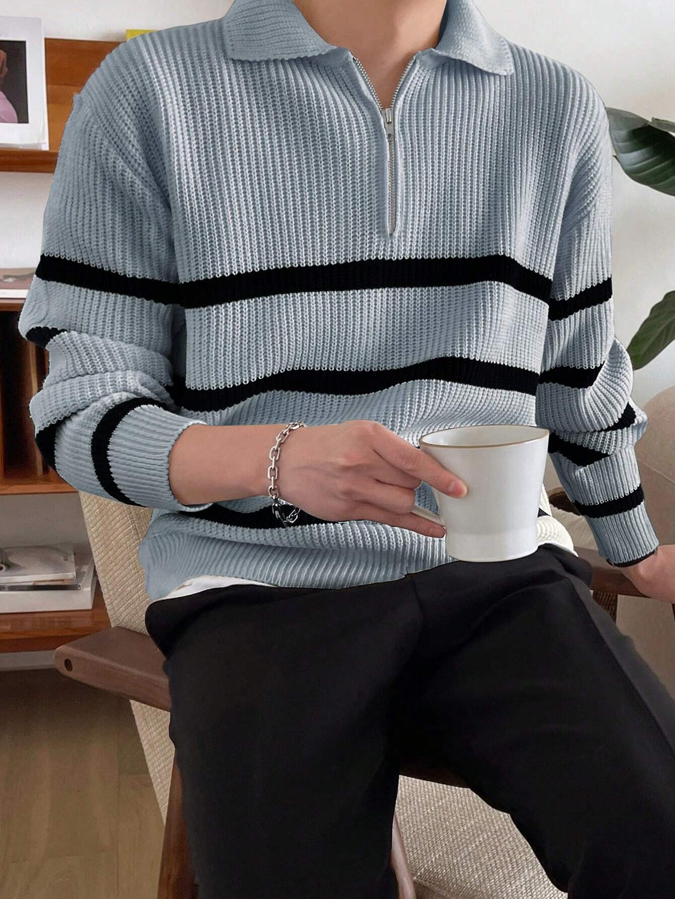 Striped Pattern Sweater