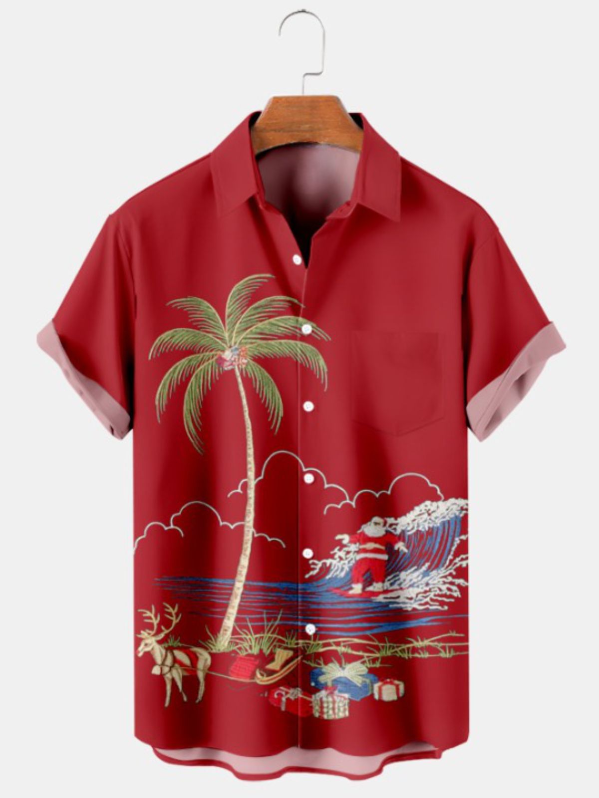 Surf Print Short Sleeve Shirt