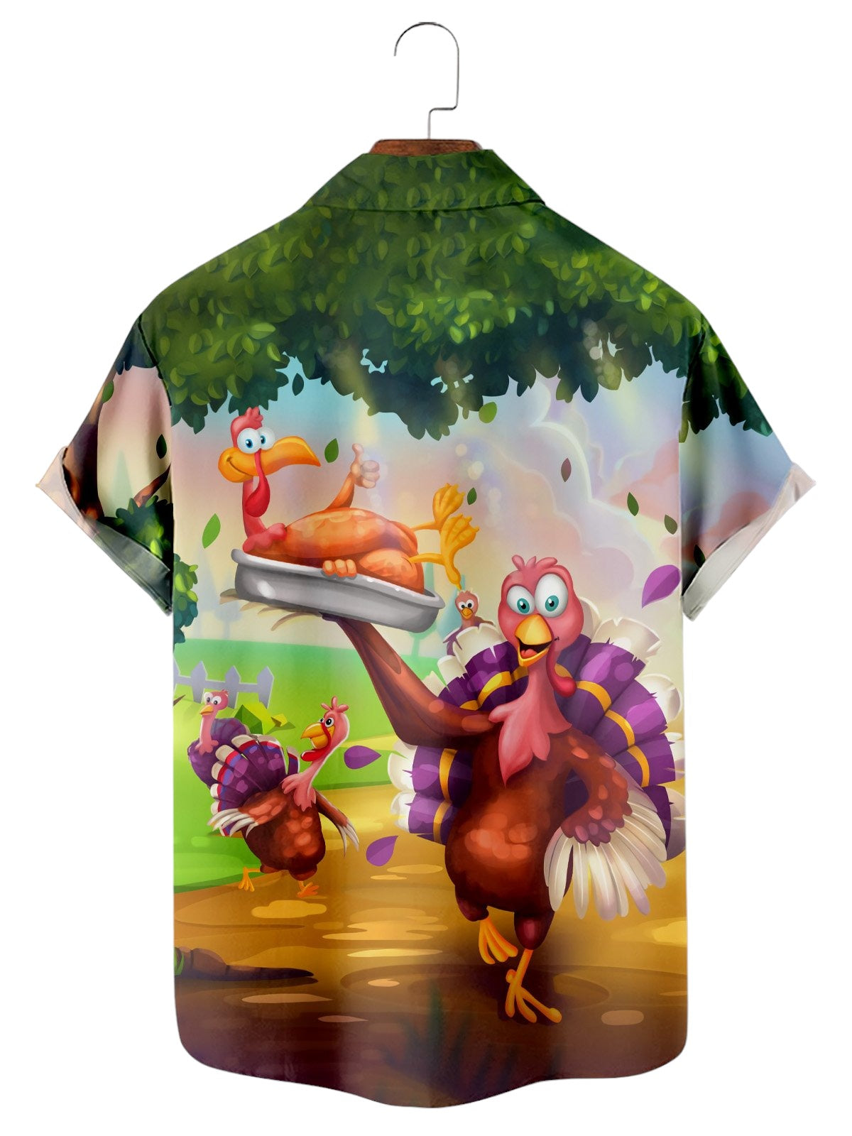 Thanksgiving Celebration Printed Shirt