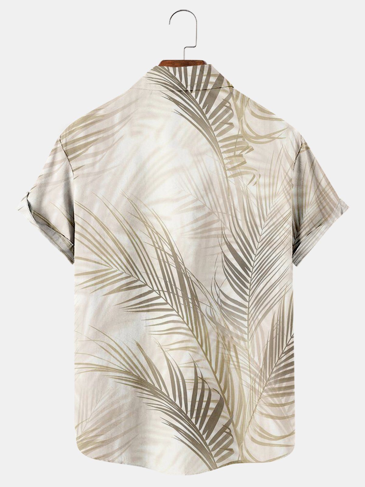 Tropical Palm Leaf Print Shirt
