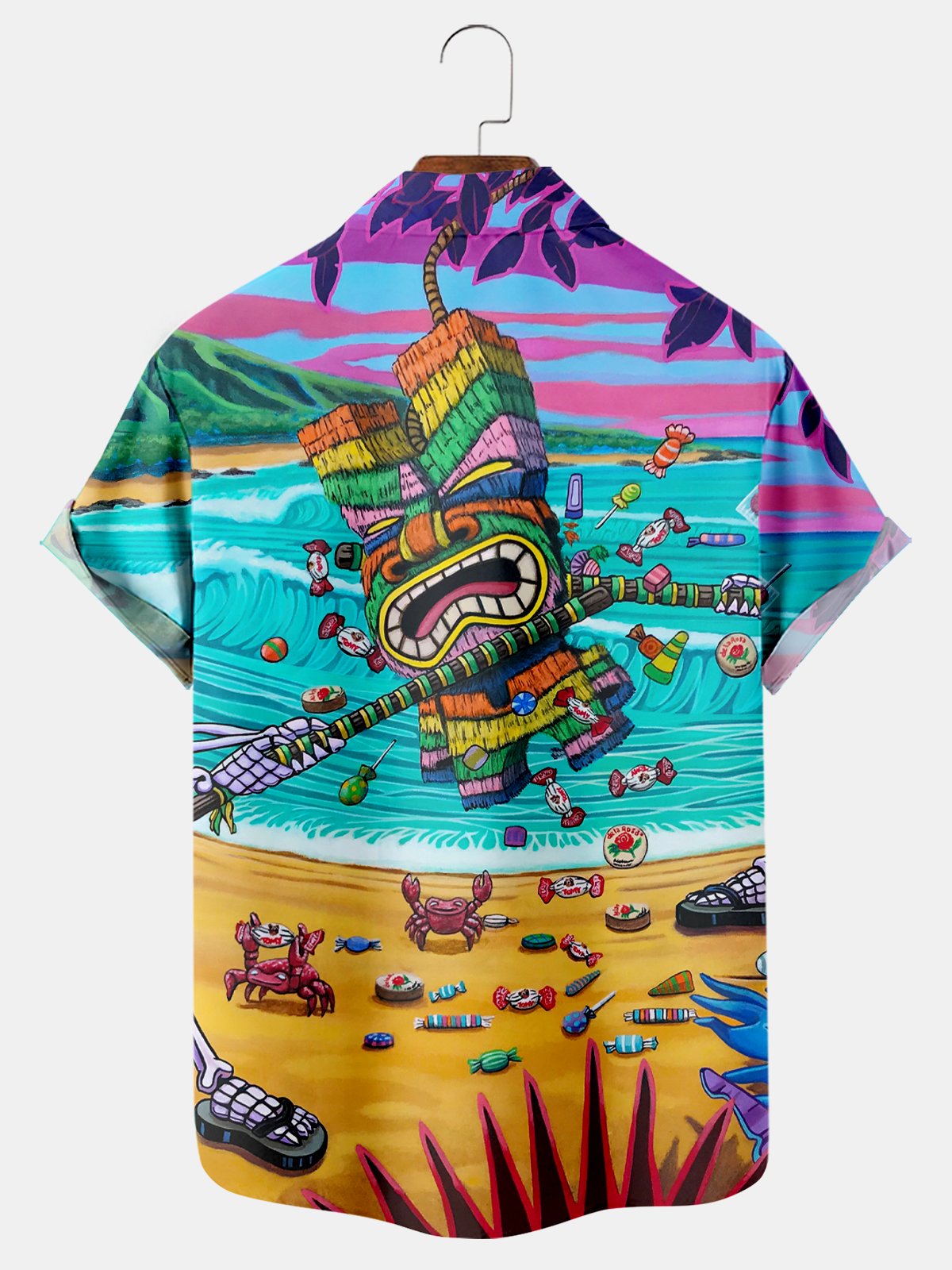 Tropical Tiki Delight Short Sleeve Shirt