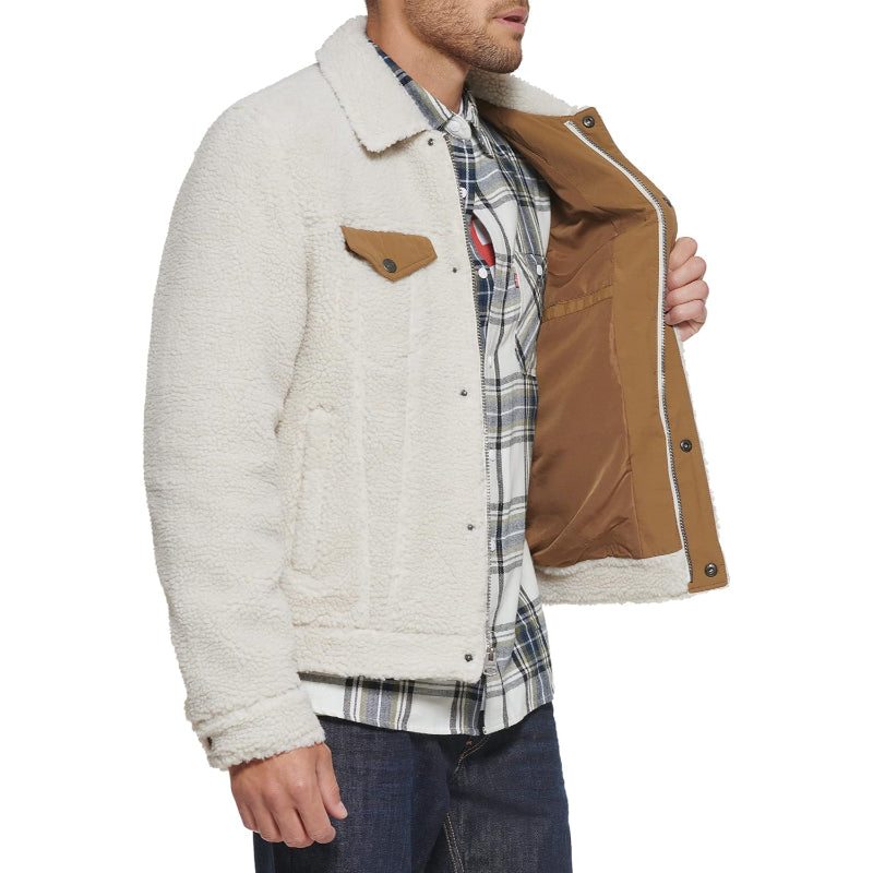 Versatile Wardrobe Multiple Pockets Sherpa Jacket