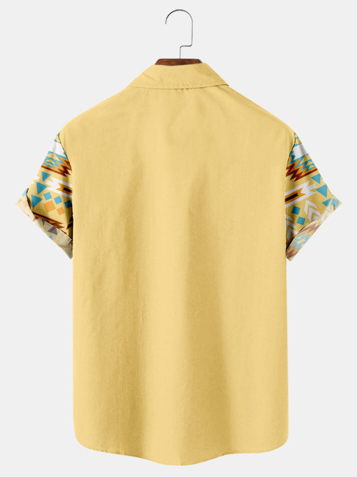 Vintage Western Printed Short Sleeve Shirt
