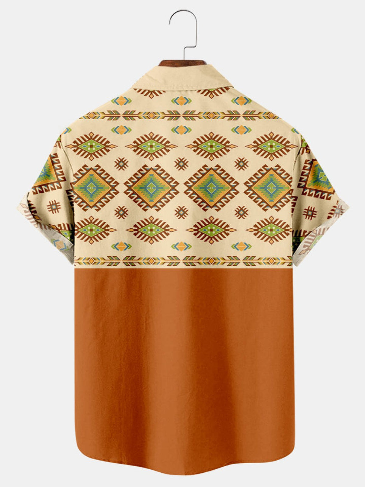 Western Pattern Short Sleeve Shirt