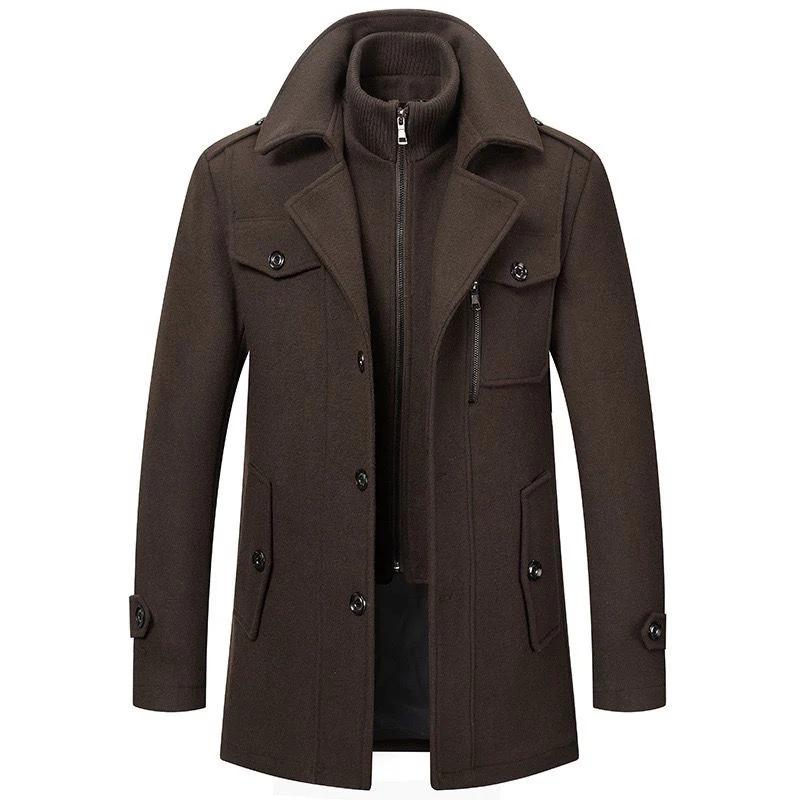 Button Closure Two Piece Thomas Shelby Winter Coat