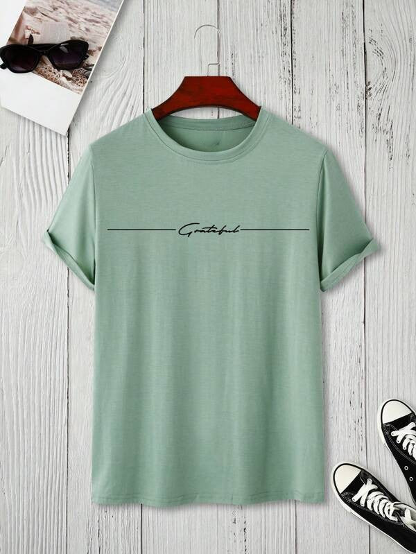 Short Sleeve Plain T Shirt