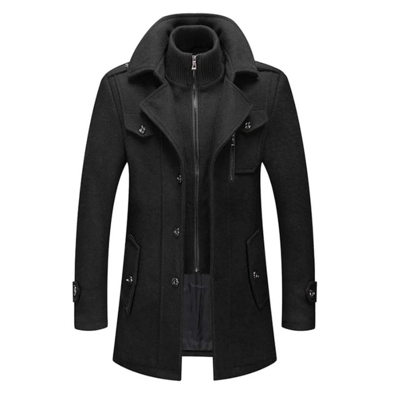 Button Closure Two Piece Thomas Shelby Winter Coat