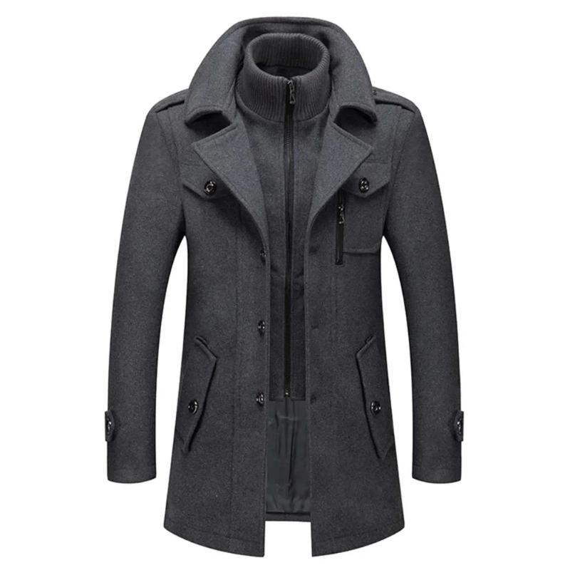 Button Closure Two Piece Thomas Shelby Winter Coat