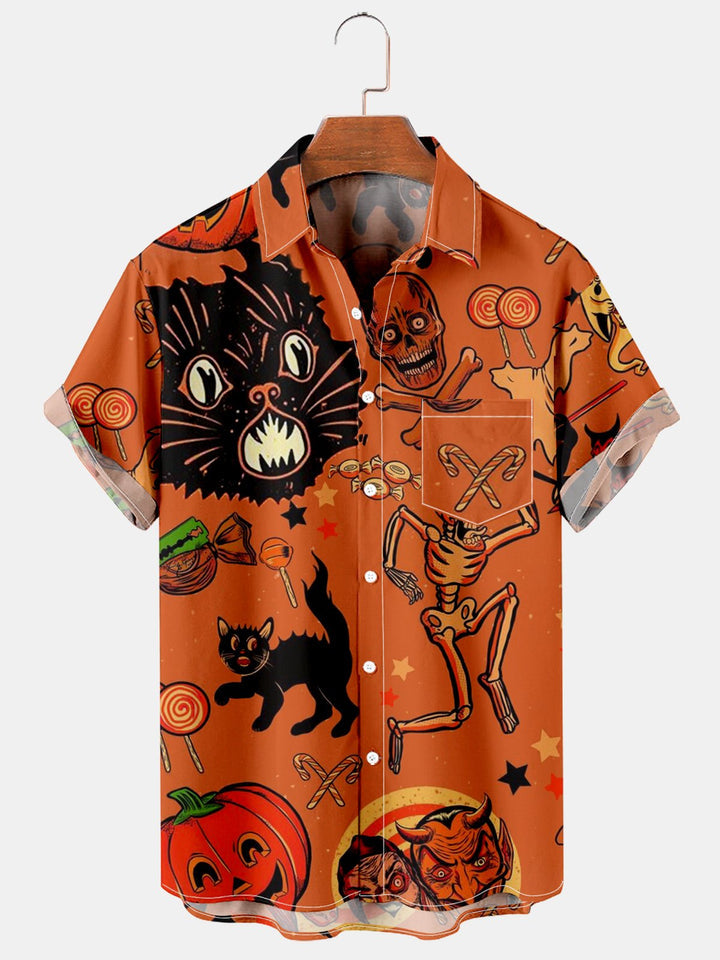 Halloween Funny Printed Comfortable Shirt