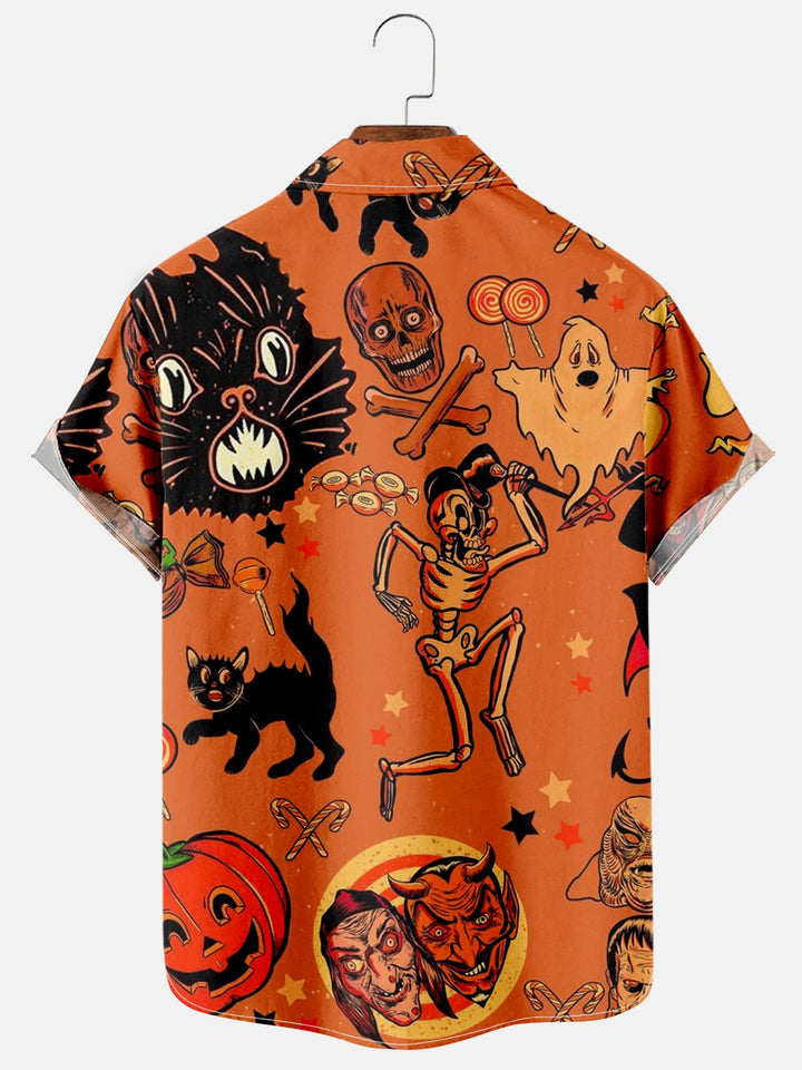 Halloween Funny Printed Comfortable Shirt