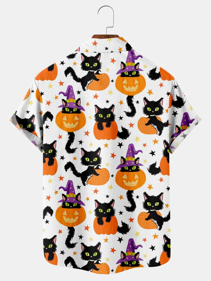 Halloween Casual Loose Plus Size Shirt