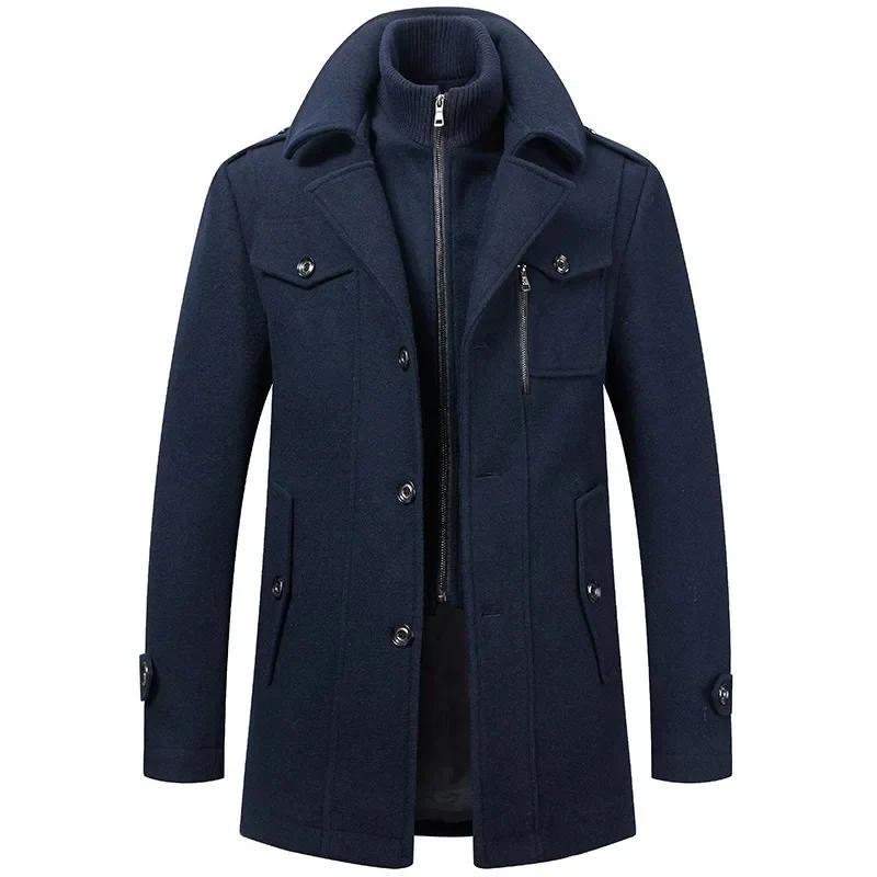 Button Closure Two Piece Thomas Shelby Winter Coat