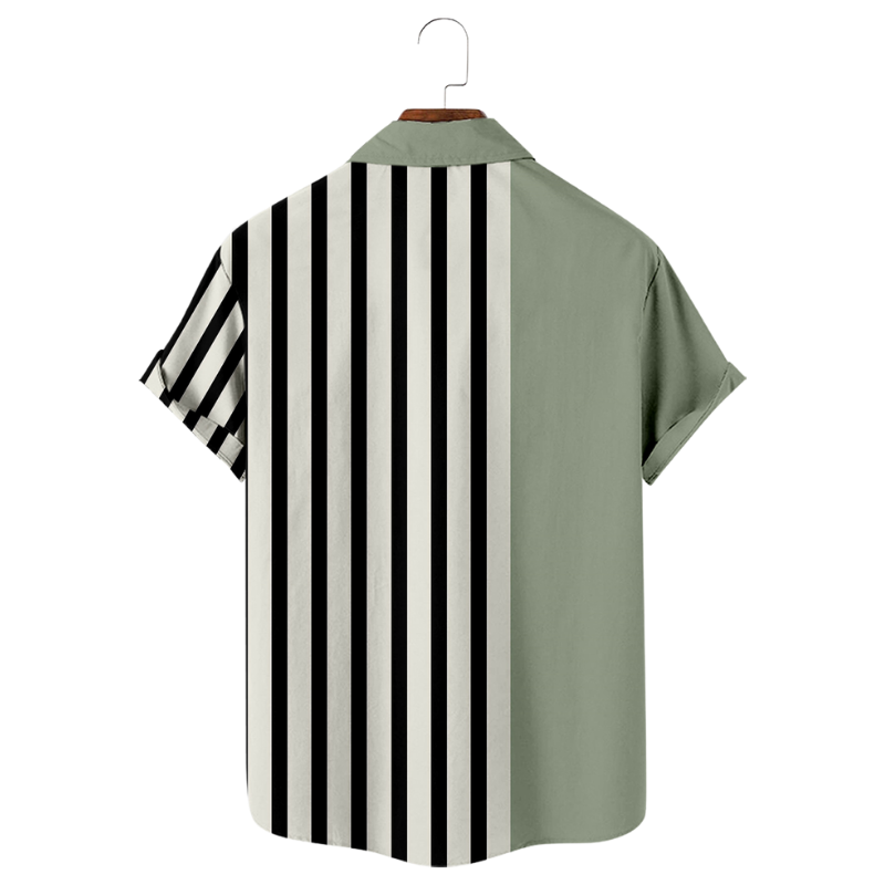 S236 Broad Vertical Striped Shirt