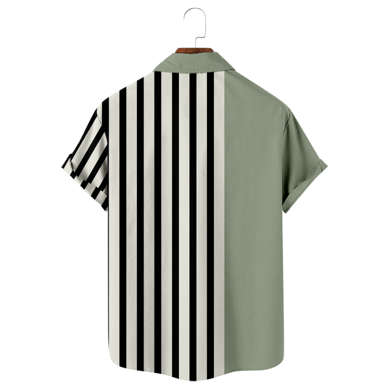 #S236 Broad Vertical Striped Shirt