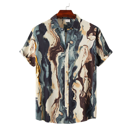 Digital Artsy Print Casual Shirt