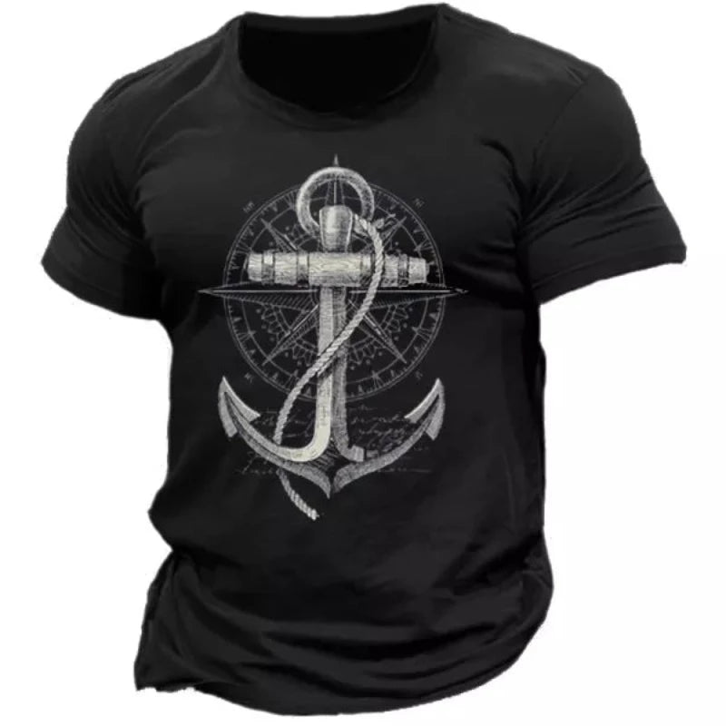 Men's Anchor Print T-Shirt