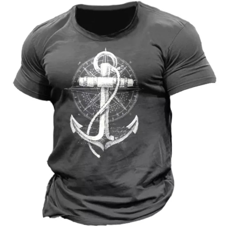 Men's Anchor Print T-Shirt