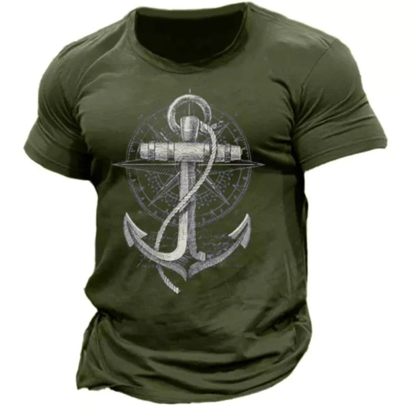 Men's Anchor Print T-Shirt